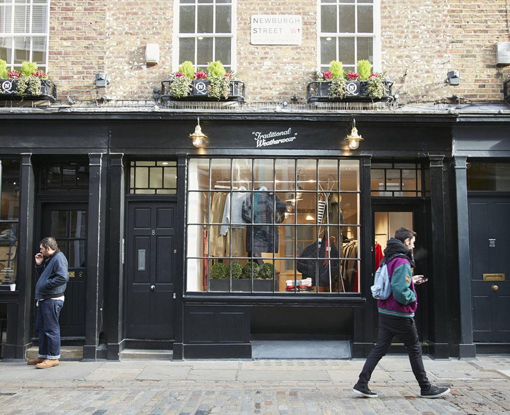 A boutique shop in Carnaby 